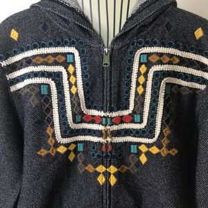 Adorable Lucky Lotus Brand Zip Up Sweatshirt